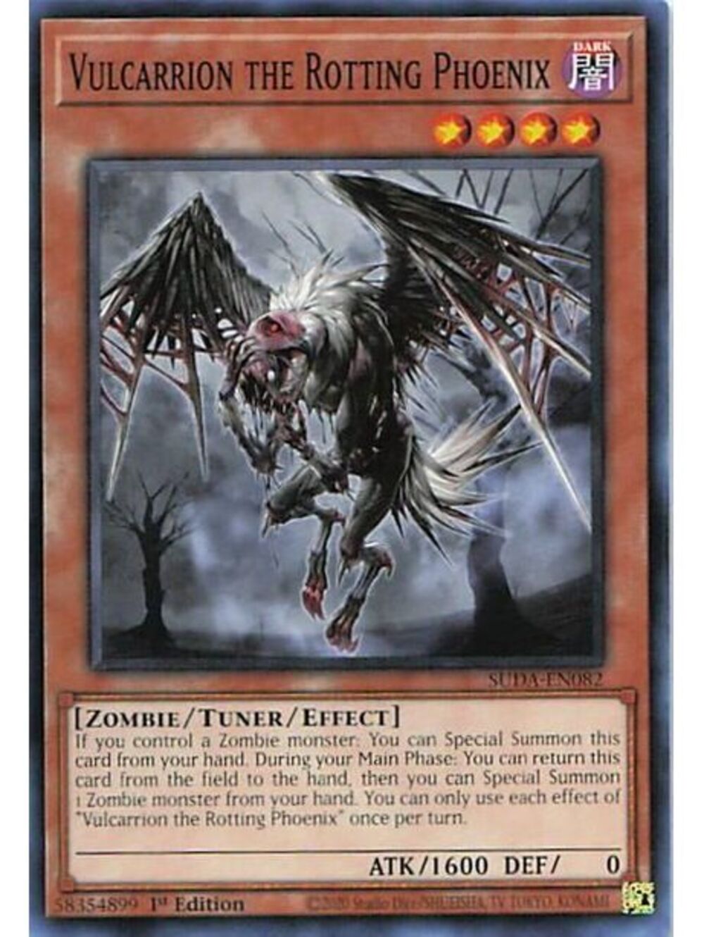 Yu-Gi-Oh! TCG 2025 Vulcarrion the Rotting Phoenix NM SUDA